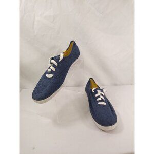 Keds Women's Blue Champion Mini Daisy Eyelet Lace-Up Shoes Size 11